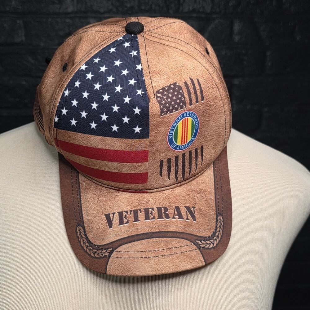 Vietnam Veteran Basball Cap - Picture 2 of 6